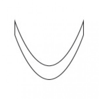 Smile Line Deep French Silver 
